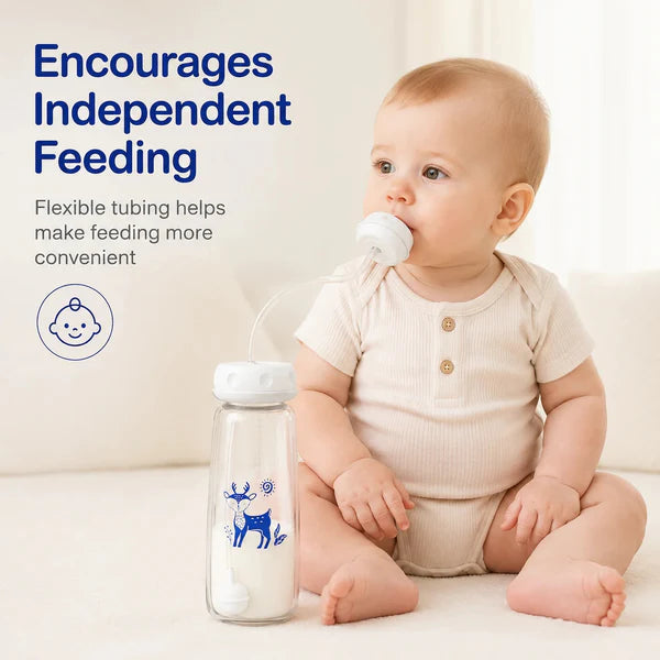 Hands Free Baby Feeding Bottle - 240ML