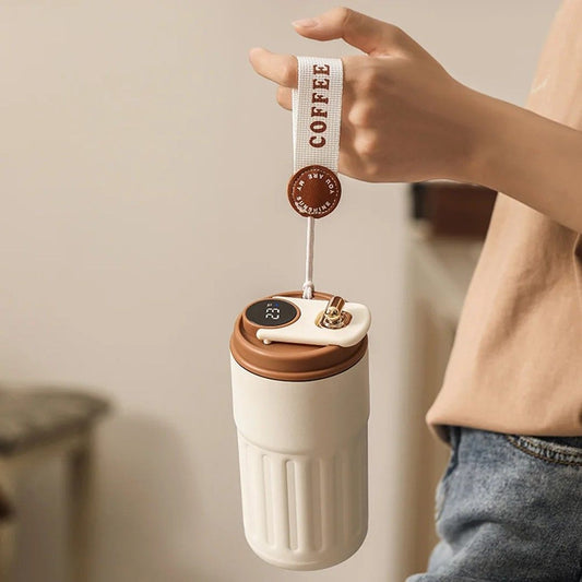 450ML Stainless Steel LED Temperature Display Coffee Cup