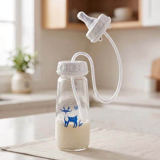 Hands Free Baby Feeding Bottle - 240ML
