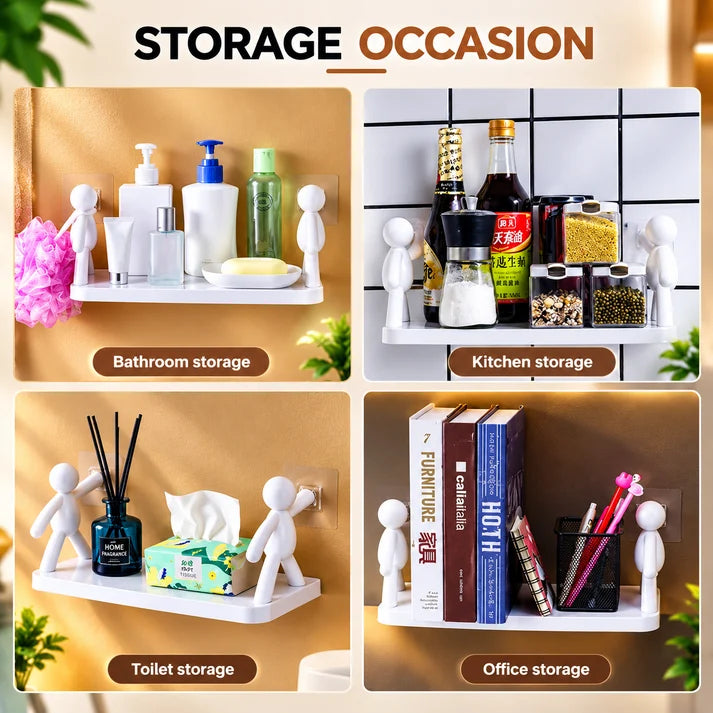 Wall Mounted Storage Shelf Organizer