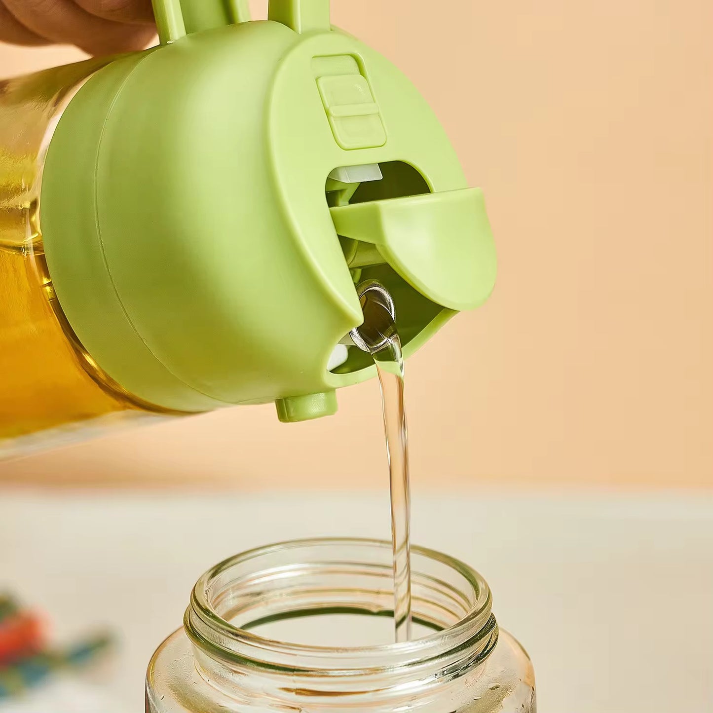 🌟 Imported™ 2-in-1 Glass Oil Sprayer & Dispenser
