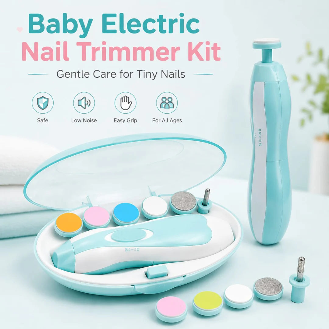 6 in 1 Electric Baby Nail Trimmer & Clipper Set