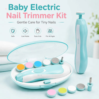 6 in 1 Electric Baby Nail Trimmer & Clipper Set