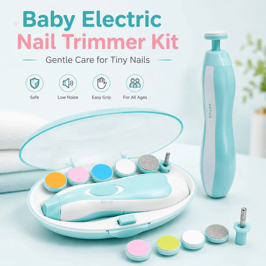 6 in 1 Electric Baby Nail Trimmer & Clipper Set
