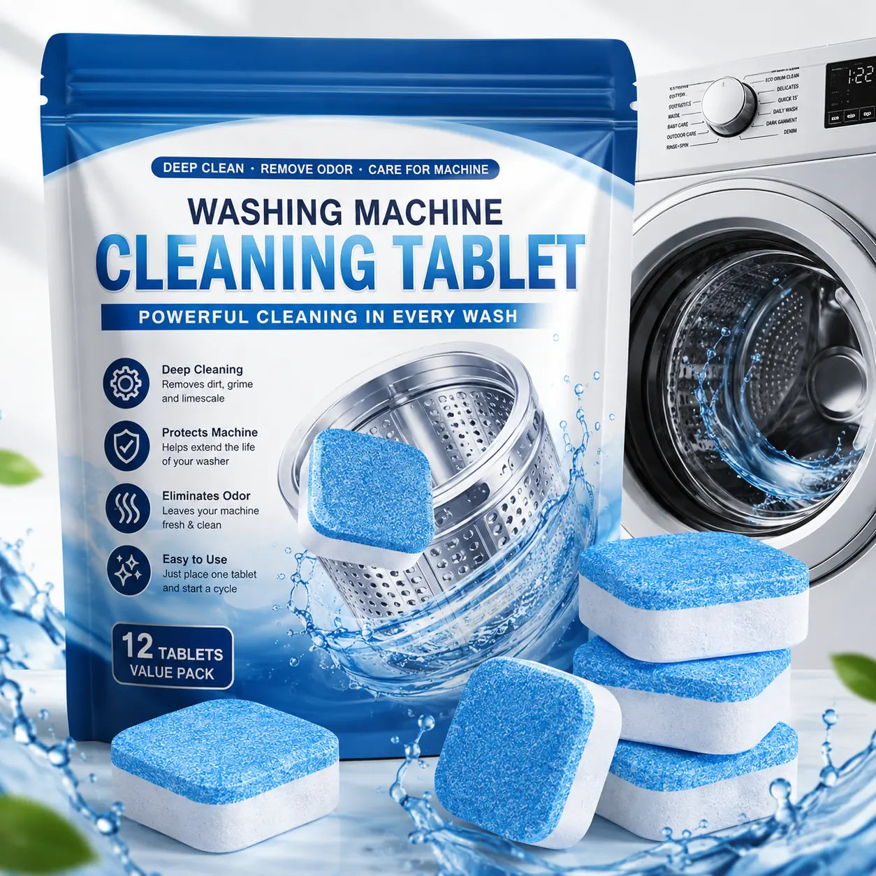 Washing Machine Deep Cleaning Tablets