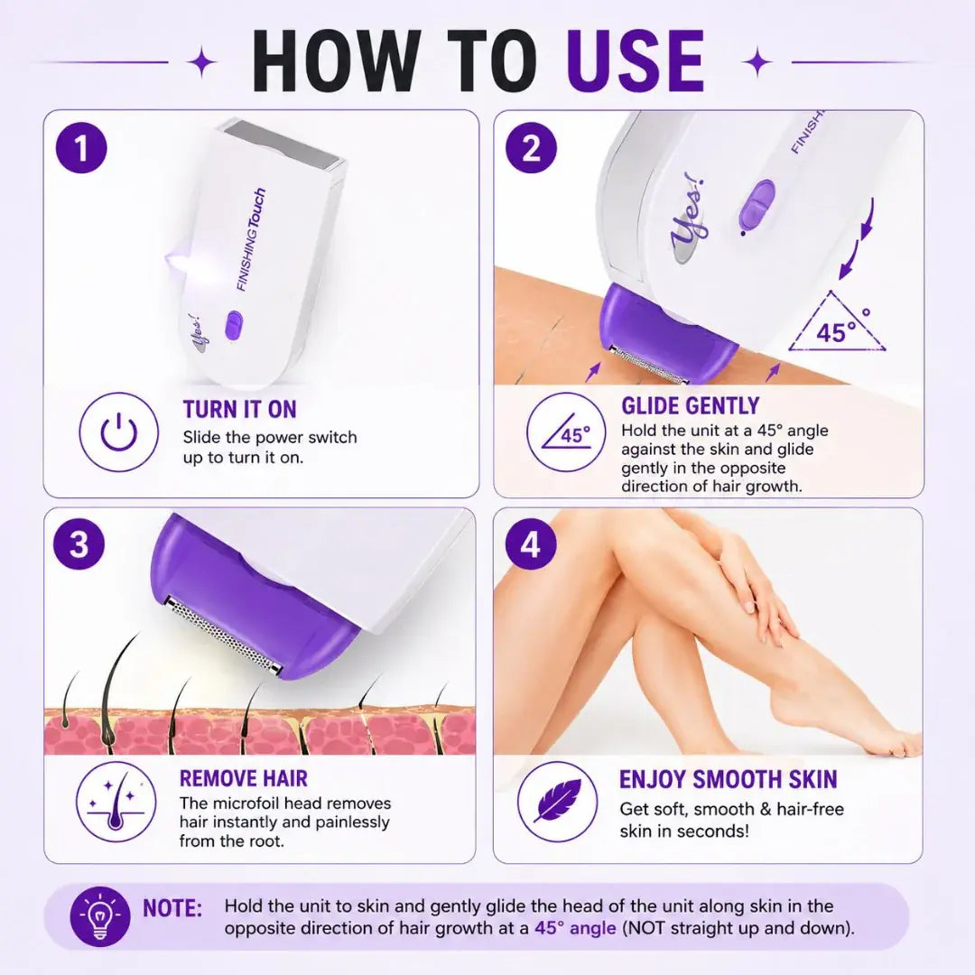 Yes Face & Body Pain-Free Hair Remover