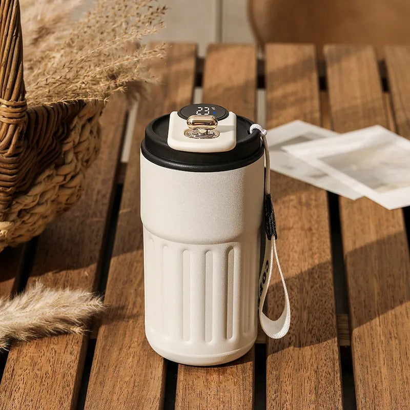 450ML Stainless Steel LED Temperature Display Coffee Cup