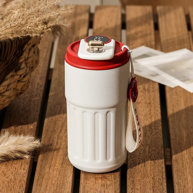 450ML Stainless Steel LED Temperature Display Coffee Cup