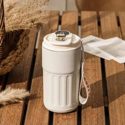450ML Stainless Steel LED Temperature Display Coffee Cup