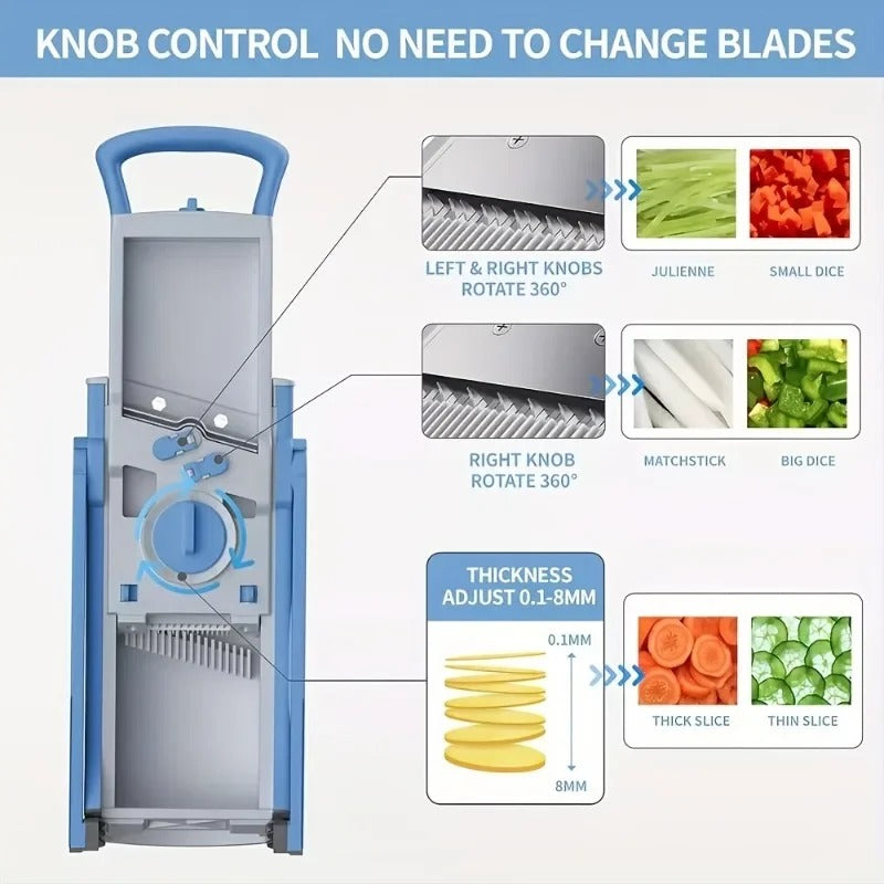 5 in 1 Multifunctional Vegetable Cutter