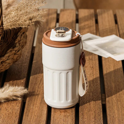 450ML Stainless Steel LED Temperature Display Coffee Cup
