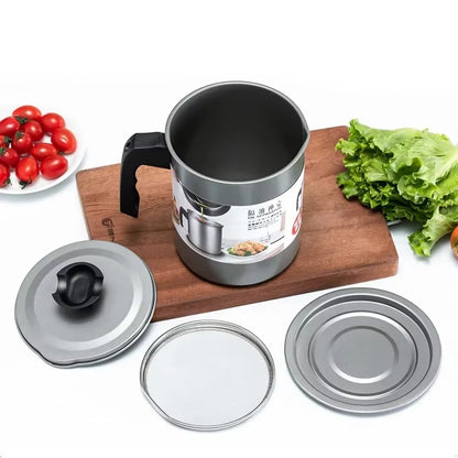 Fine Mesh Oil Strainer Pot