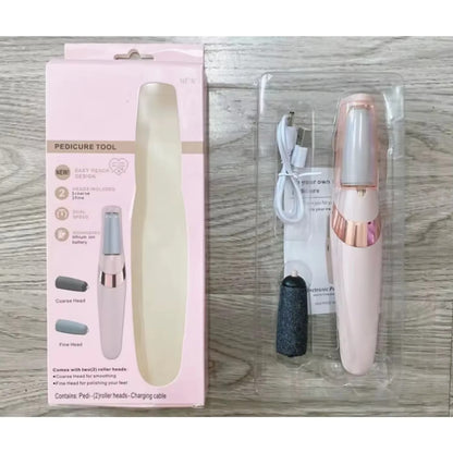 SmoothStep Electric Callus Remover – Rechargeable Foot File for Soft Heels