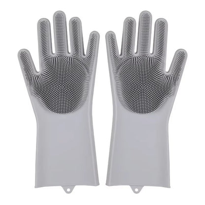 Scrub Shield Silicone Dishwashing Gloves