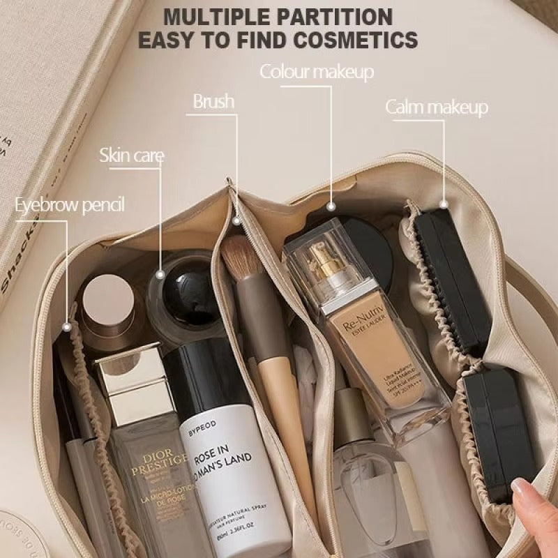 Classy Premium Leather Cosmetic Bag