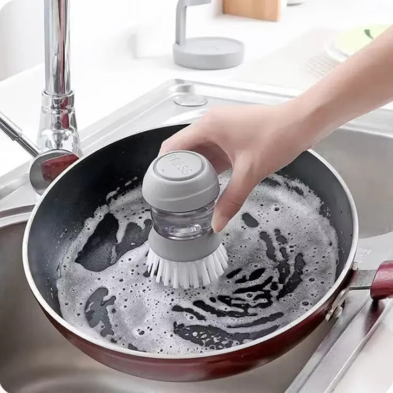 SoapScrub Pro Dish Brush with Soap Dispenser