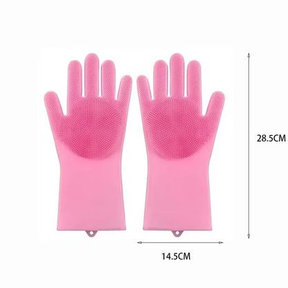 Scrub Shield Silicone Dishwashing Gloves
