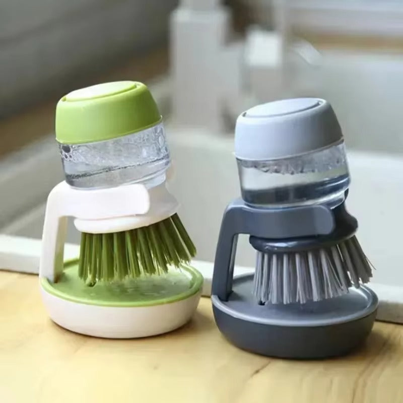 SoapScrub Pro Dish Brush with Soap Dispenser