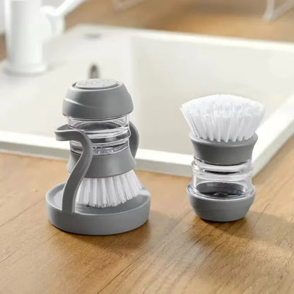 SoapScrub Pro Dish Brush with Soap Dispenser