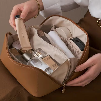 Classy Premium Leather Cosmetic Bag