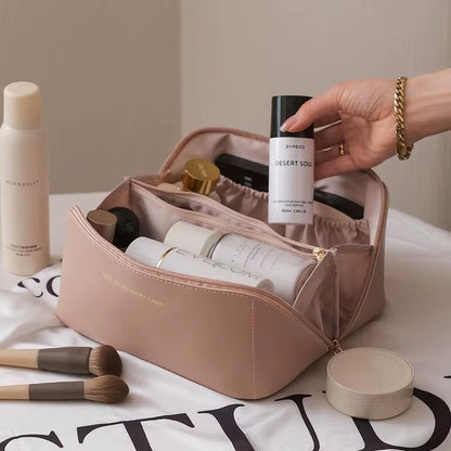Classy Premium Leather Cosmetic Bag