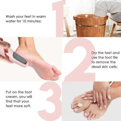 SmoothStep Electric Callus Remover – Rechargeable Foot File for Soft Heels