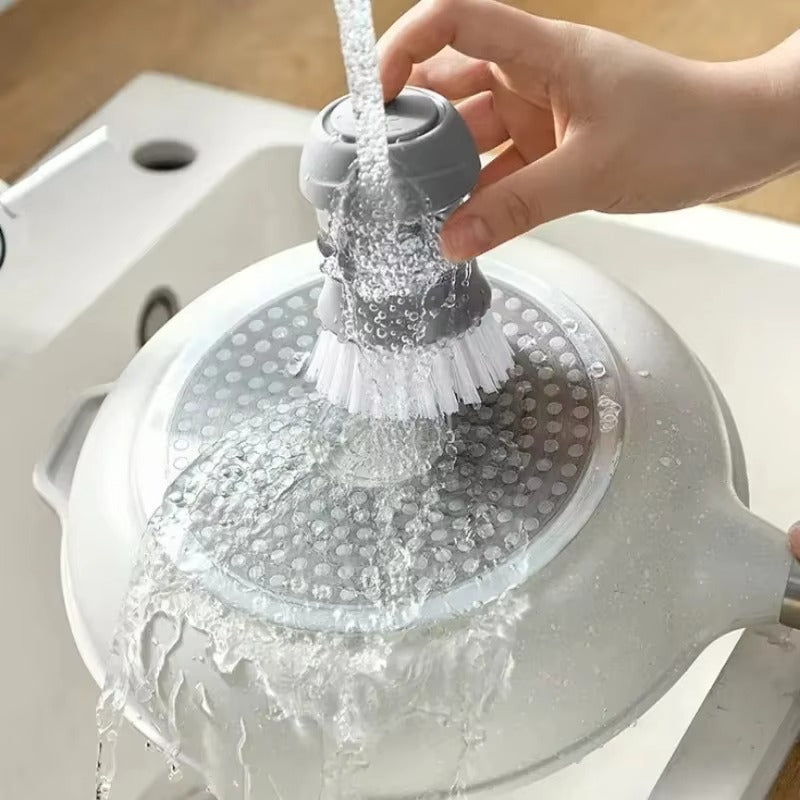 SoapScrub Pro Dish Brush with Soap Dispenser