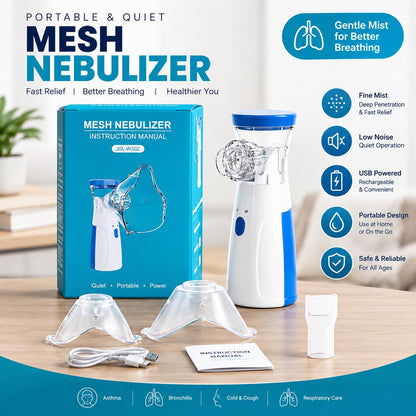 Portable Inhale Mesh Nebulizer