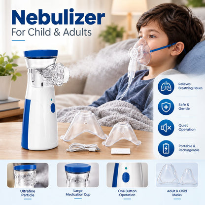 Portable Inhale Mesh Nebulizer