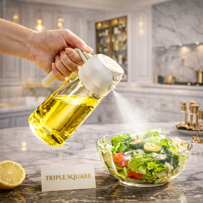 🌟 Imported™ 2-in-1 Glass Oil Sprayer & Dispenser