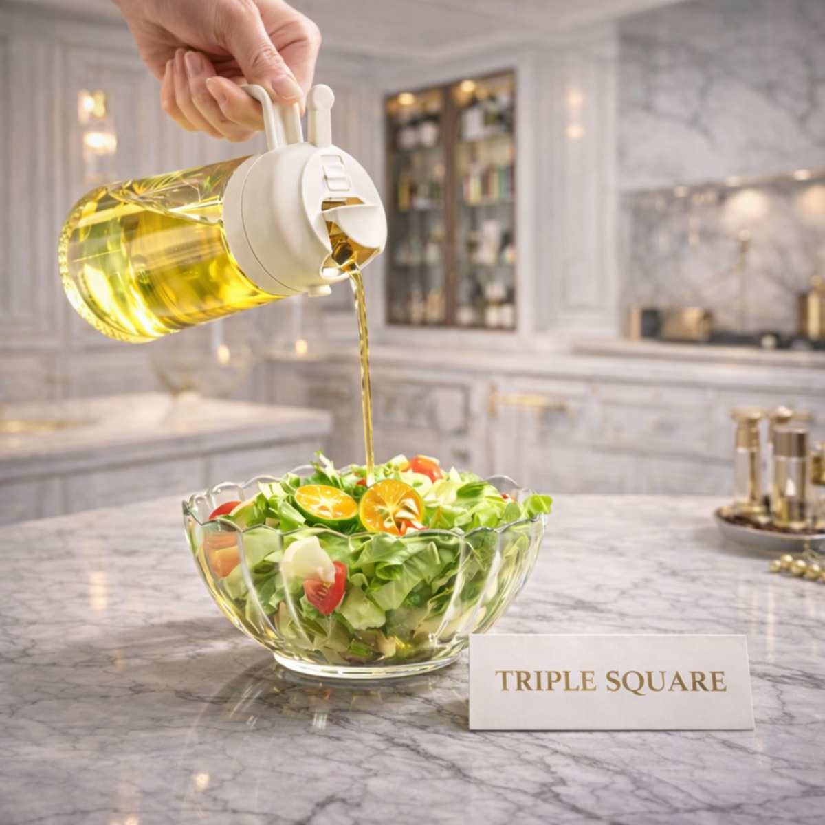 🌟 Imported™ 2-in-1 Glass Oil Sprayer & Dispenser